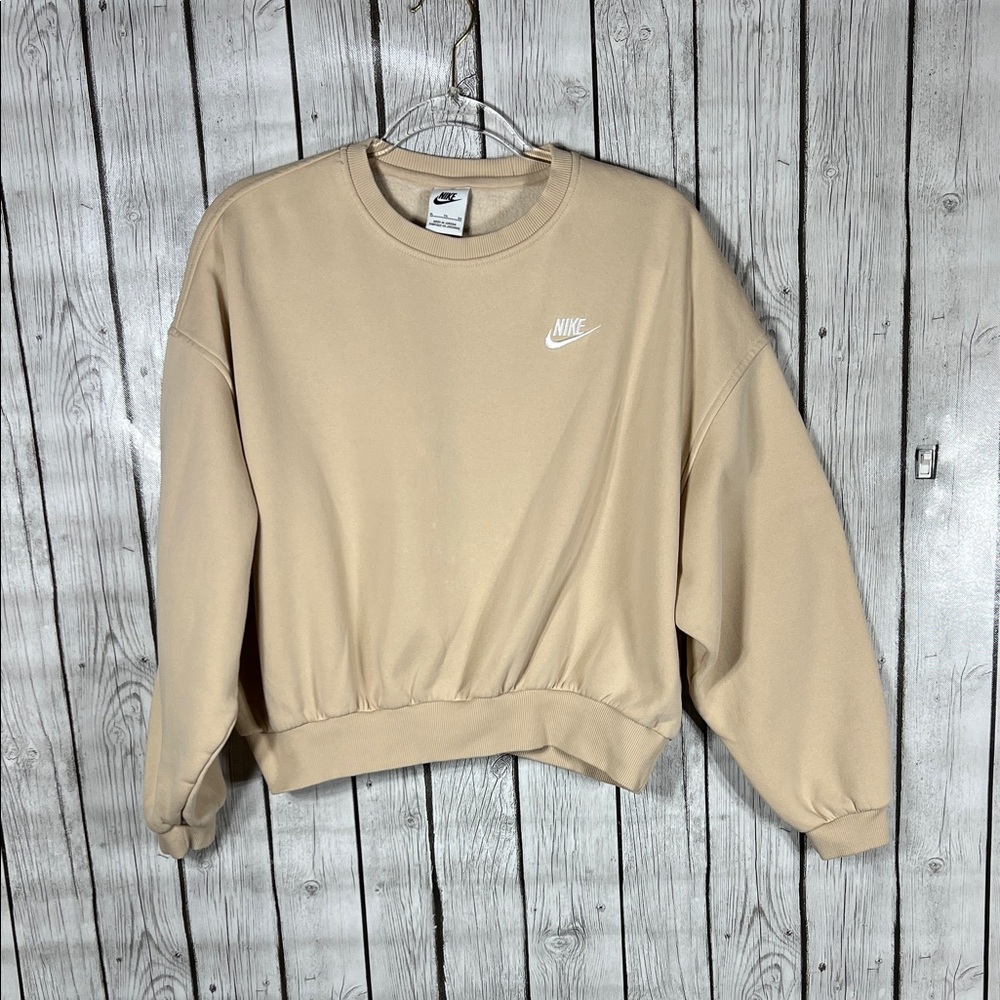 Nike cropped sweatshirt size xl